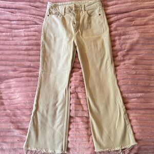 Old Navy Women's Beige Flare Jeans